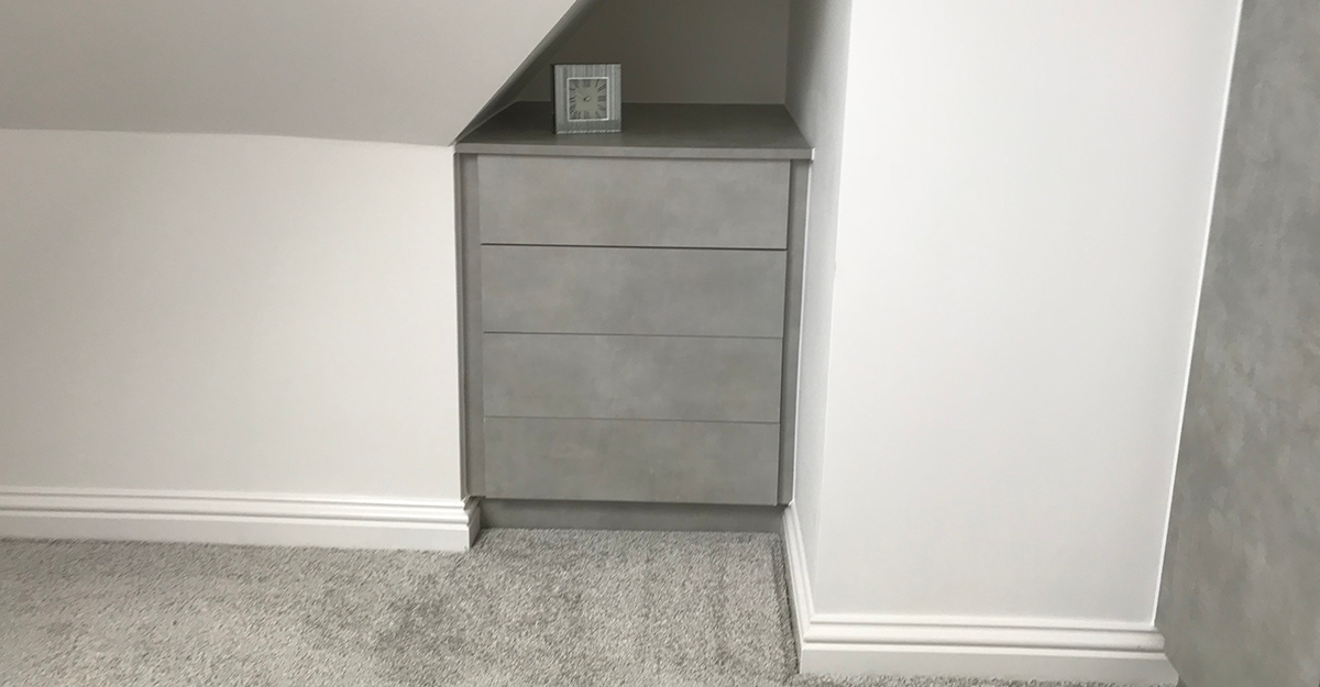 modern textured flat door bedroom kent